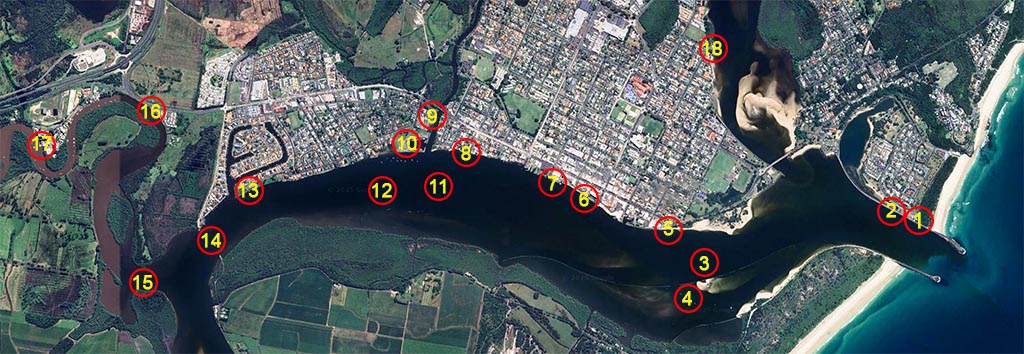 Ballina Boat Info Map